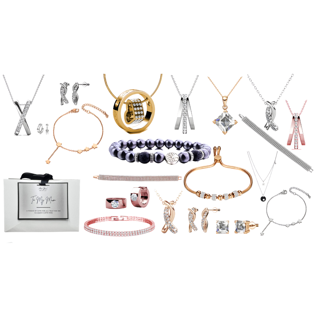 12 Piece gift set Encrusted with Crystals from Swarovski