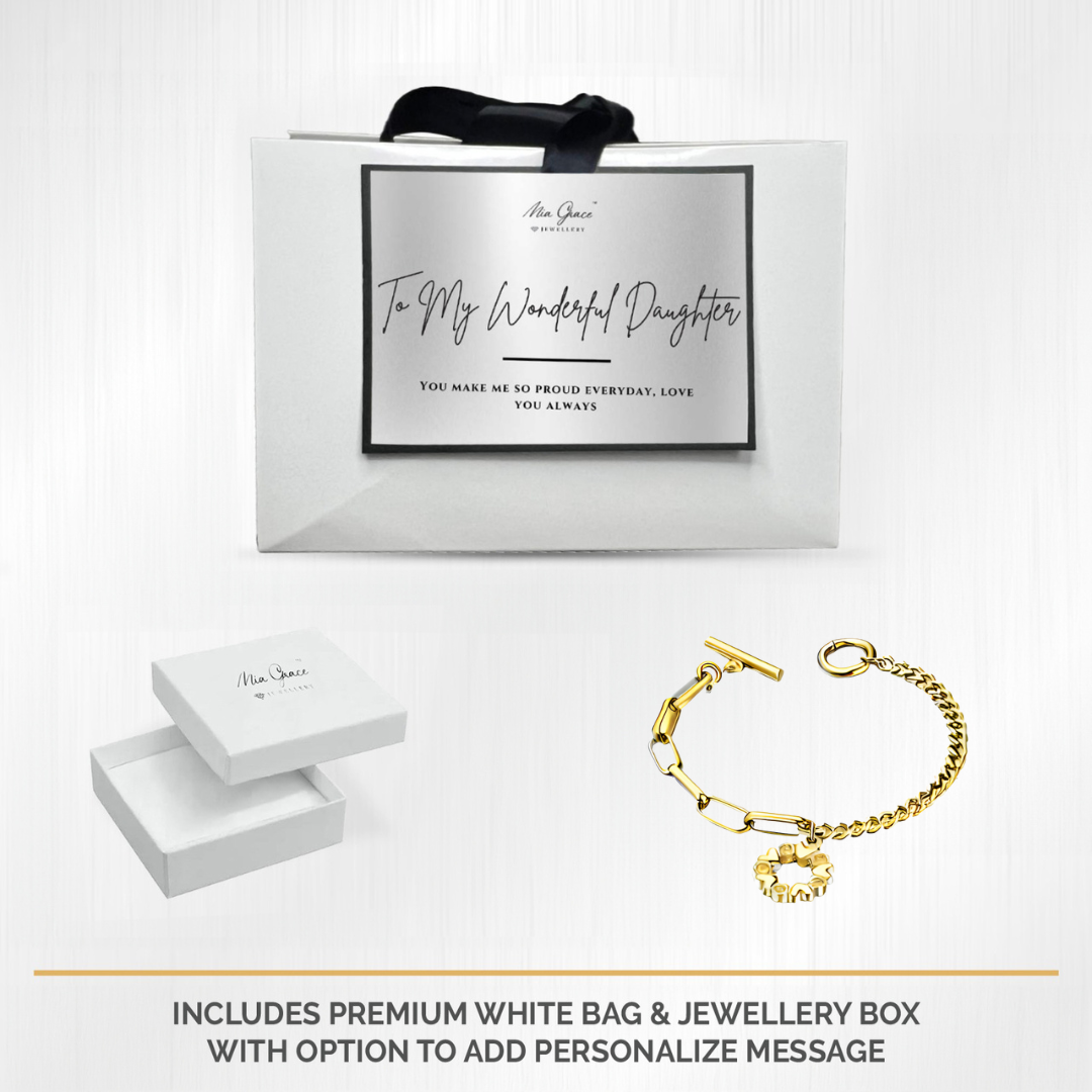 MGJ™ Crystal Love Heart Charm Toggle Bracelet