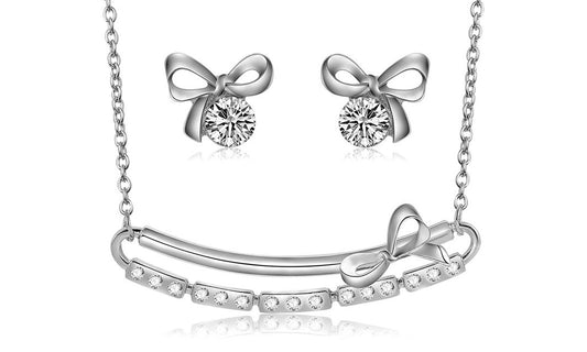 Crystal Bow & Bar Set