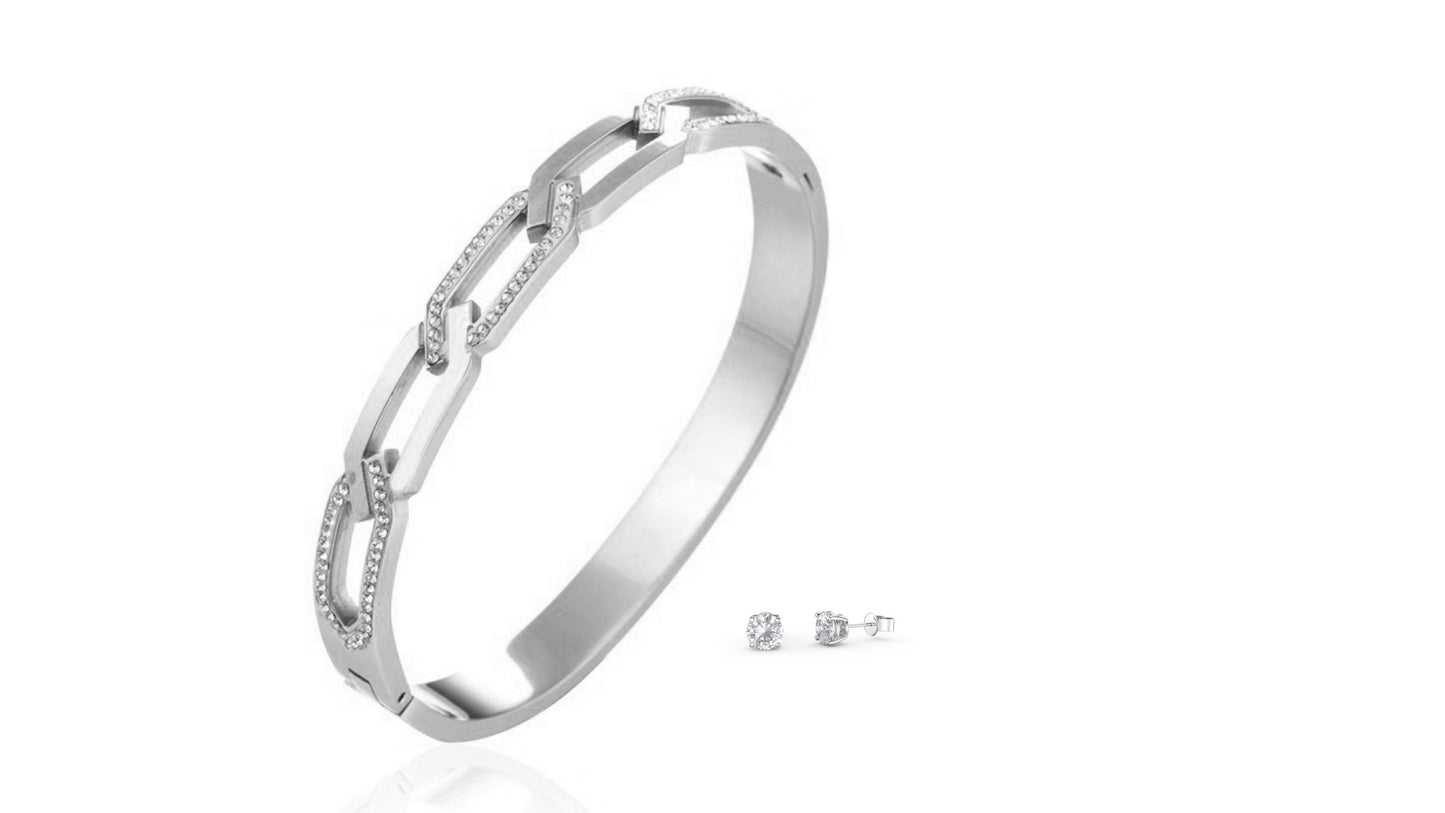 Christmas Cracker Bangle Gift Set.