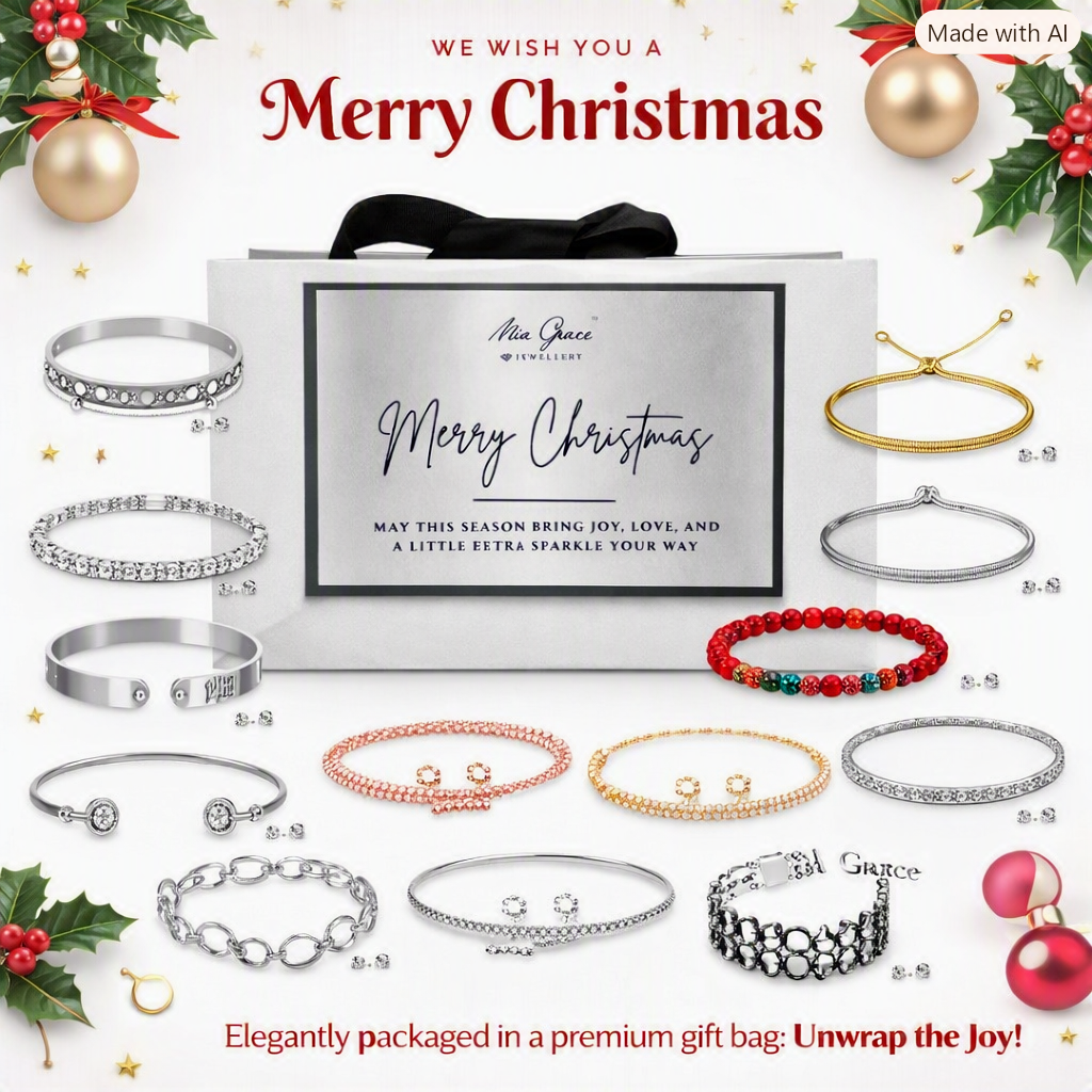 Merry Christmas Bangle Gift Set.