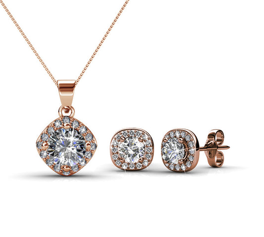 Maia Pendant & Earrings