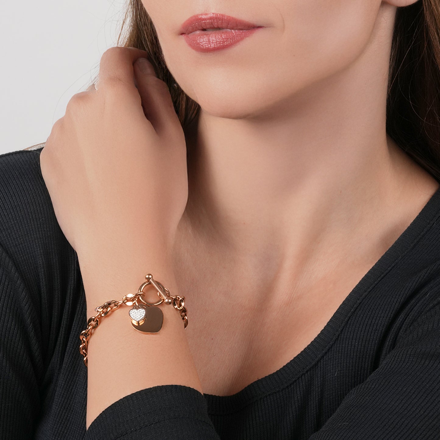 Heart Toggle Bracelet