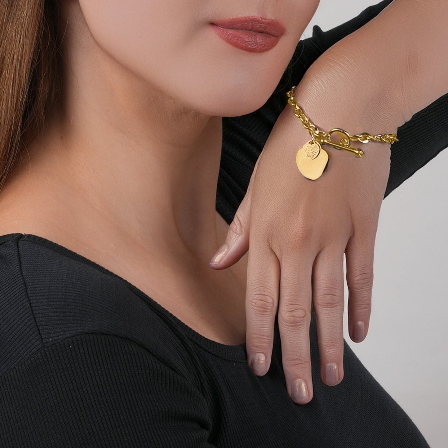 Heart Toggle Bracelet