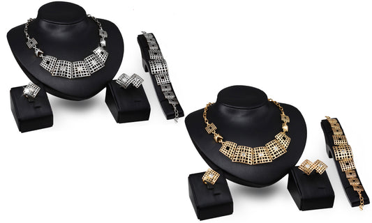 Gladiator Statement 4 Piece Set Encrusted with Swarovski® Elements