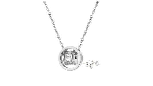 Orbit Pendant & Earrings
