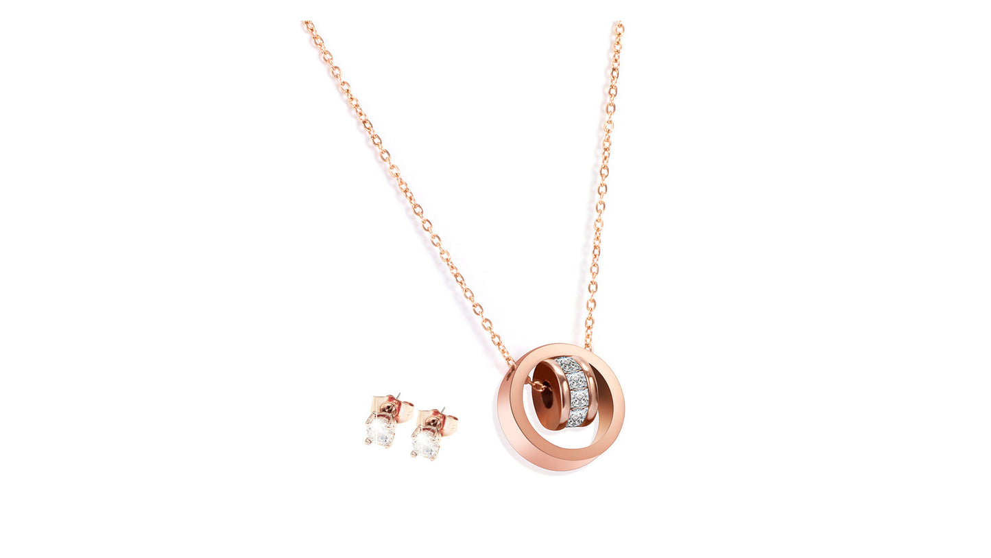 Orbit Pendant & Earrings