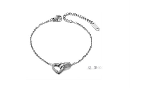 Pave Heart Bracelet