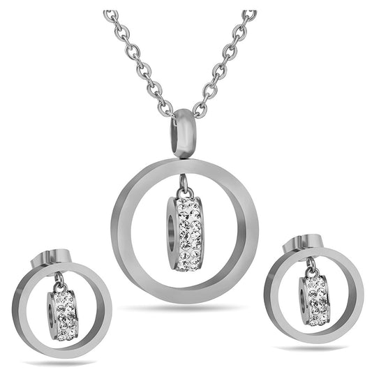 Revolution Pendant & Earrings