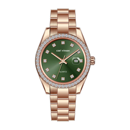 Designer Inspired Crystals Watch Encrusted with Crystals From Swarovski