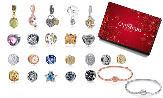 Merry Christmas Charms and Bracelets Box