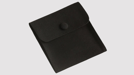 Black Velvet Button Case