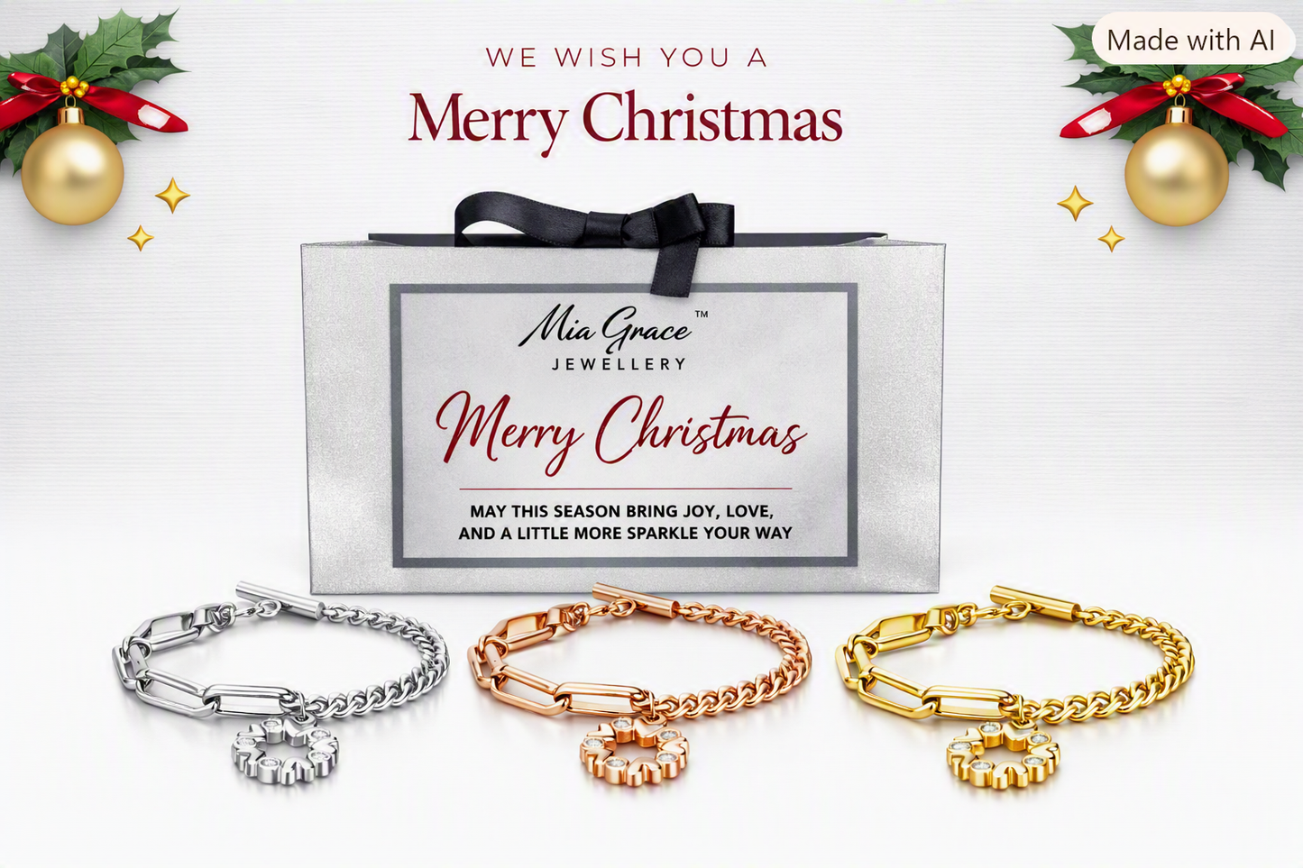 Merry Christmas Love Heart Toggle Collection
