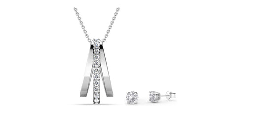 Arielle Pendant & Earring Set