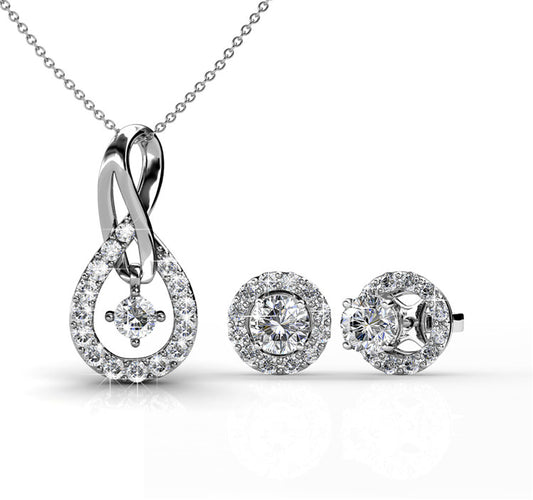 Entwined Pendant & Earring Set