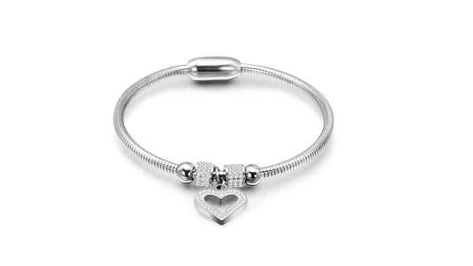 Heart Charm Bracelet