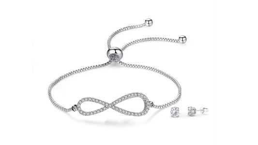 Infinity Bracelet & Earring Set