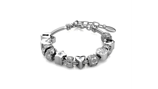 Stars & Heart Charm Bracelet