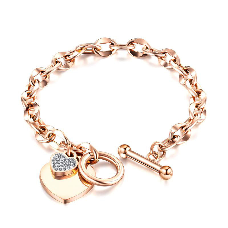 Heart Toggle Bracelet