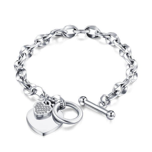 Heart Toggle Bracelet